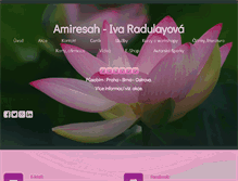 Tablet Screenshot of amiresah.cz